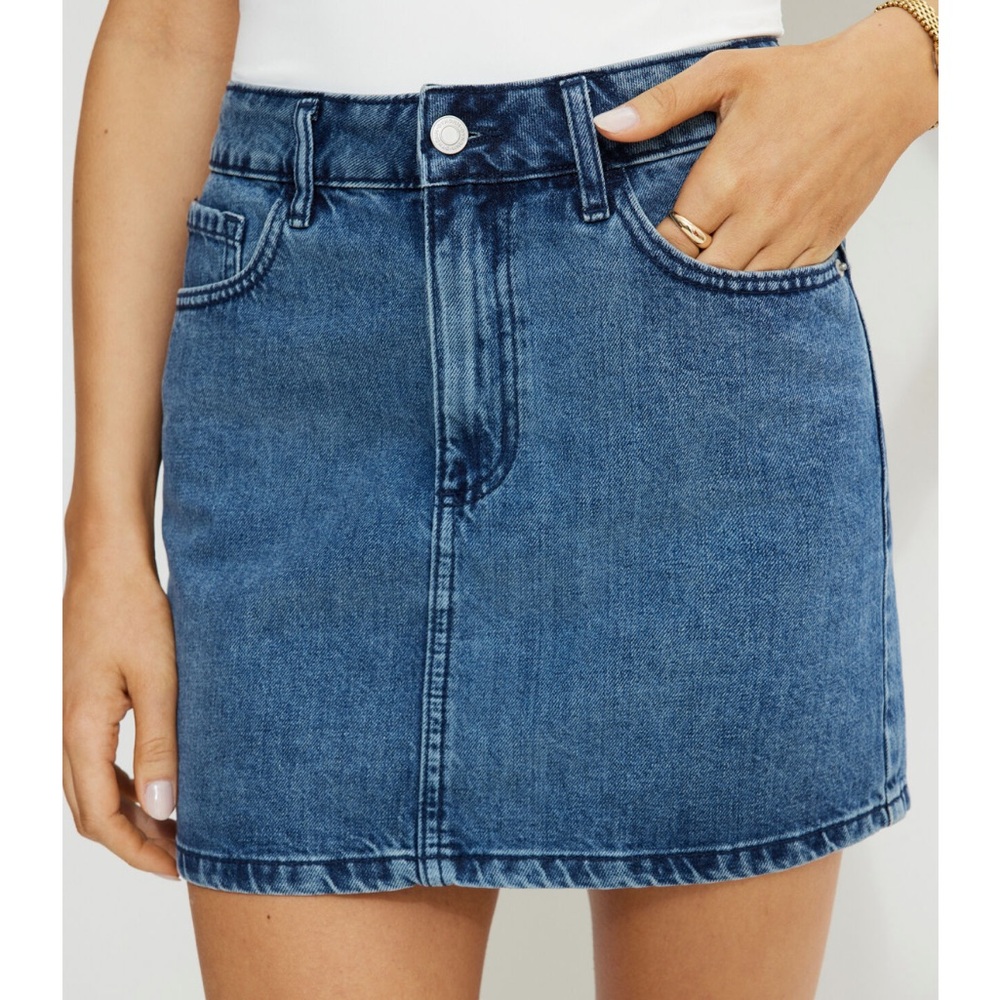 Dynamite Denim Mini Skirt